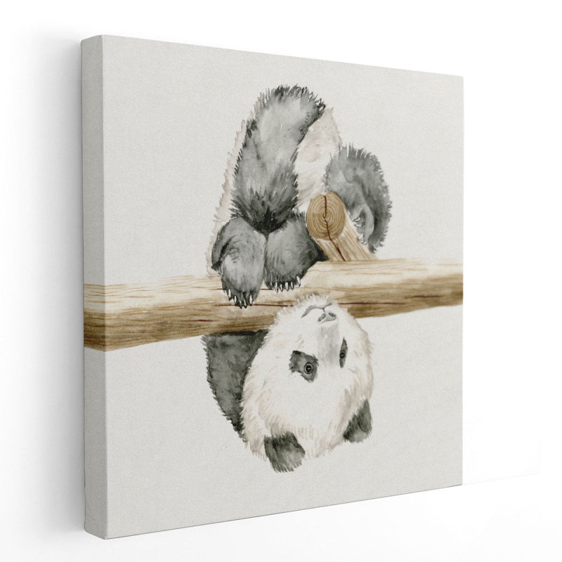 «Baby Panda II», reproduction d'art sur toile, H 40 po x l 40 po