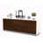 Walnut / Matte White