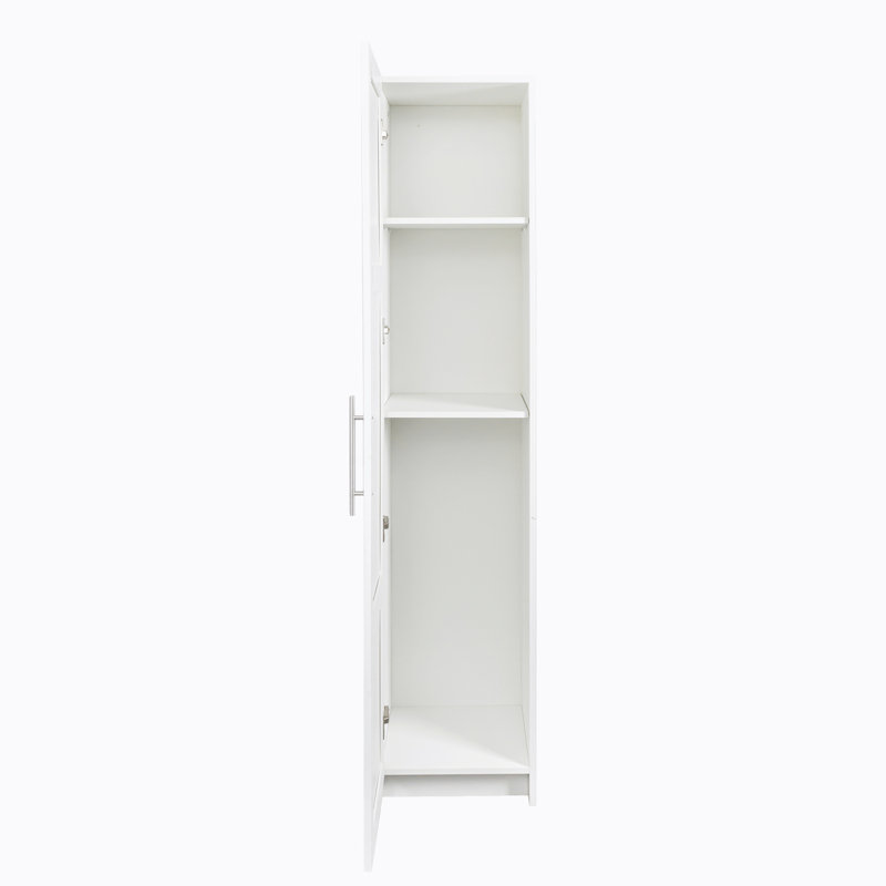Armoire de rangement murale empilable, Blanc