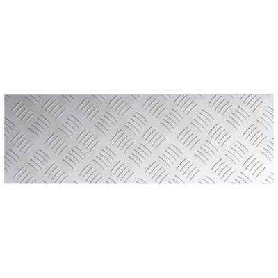 Grey Metal 0.3 Cm Stair Treads Rectangular