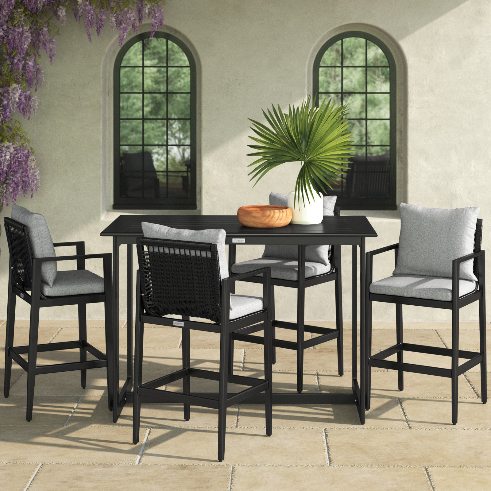 Trosclair 23" Patio Dining Set