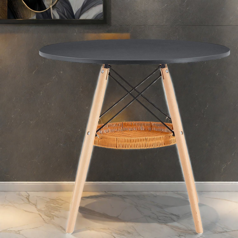 Tables de salle à manger compactes (table seulement, sans chaises, avec plateau et pieds) avec rangement, table de maison moderne en bois aggloméré