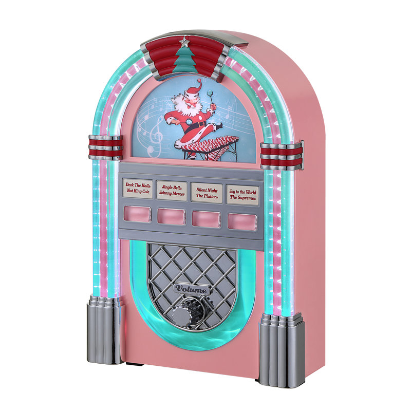 Juke-box rétro 9 po - rose