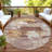 Machine Washable Indoor/Outdoor Karr ACN2372 Abstract Rug-476671134