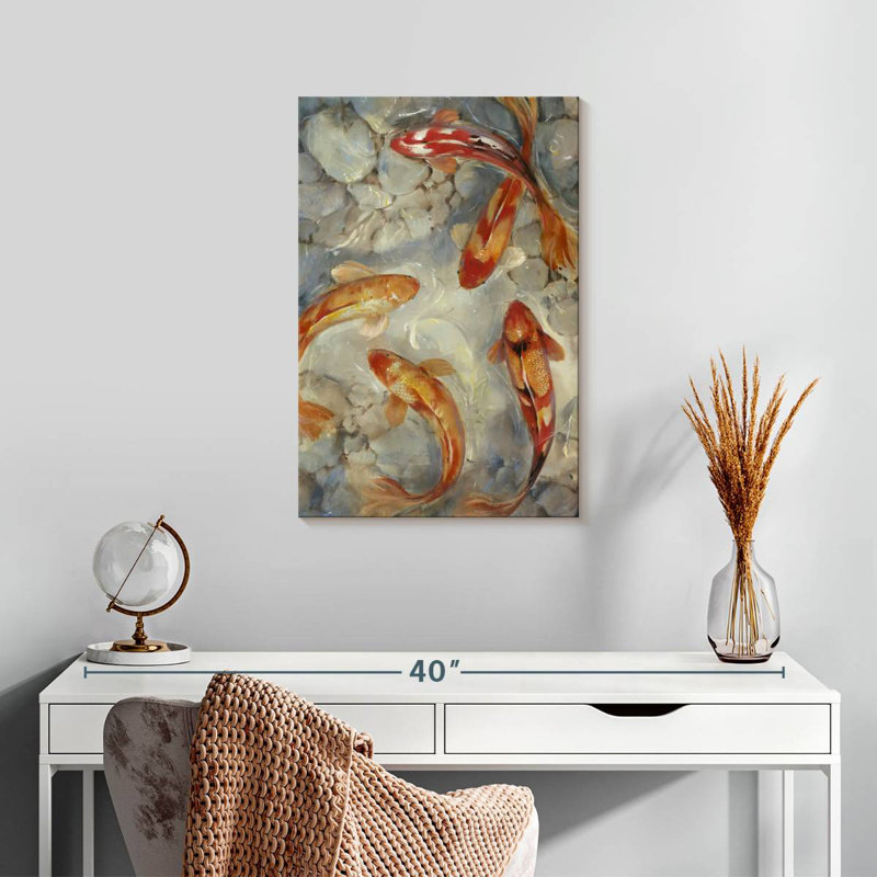 Brampt Vibrant Koi II, H 24 po x l 16 po