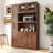 Kitchen pantry cabinet with multi-functional pull-out multi-tier storage shelf