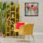 "Paint Drip Roses", art mural encadré par Irena Orlov-1057300110-1057300108