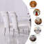 Chaise d'appoint blanche en velours Hrithik