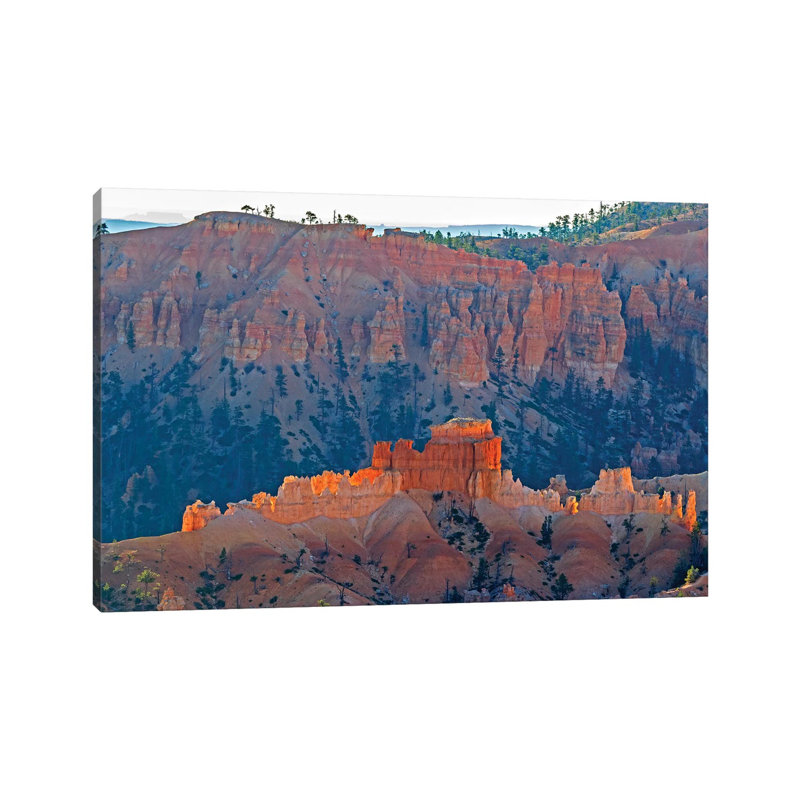 Utah, Bryce Canyon National Park View of Canyon with Hoodoos 1 Piece Wrapped Canvas Wall Art