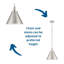Luminaire suspendu conique 1 lumière-669571737