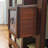 Hand-Painted Staggered Storage Accent Cabinet