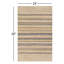 Tapis beige / gris / bleu tissé à plat Naper-1789029260