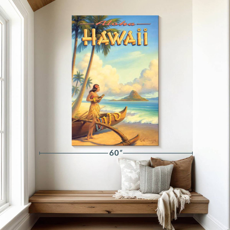 Gillard Aloha Hawaii V, 51" H x 34" W