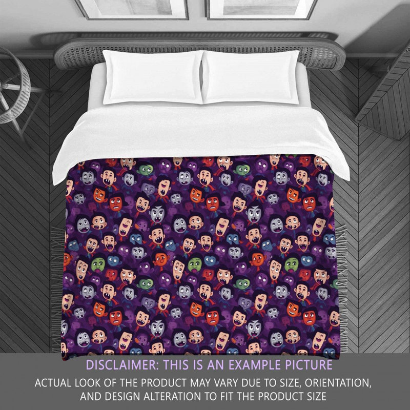 Édredon Vampire Bedding - mauve / beige, Édredon simple