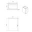 Roca 20" Marble Bathroom Vanity With Ceramic Sink, Freestanding Bathroom Cabinet For Modern Bathroom-114410882