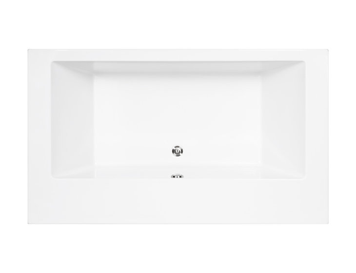 Andrea® 26 54" Air Bathtub - Matte, Drop In