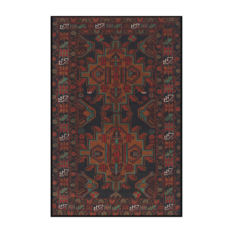 Cassulis Oriental Indoor Rug, Rectangle 2' x 3'