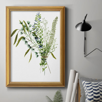 " Green Bouquet I " Painting Print