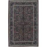 Shah Wool Oriental Area Rug in Red/Gray