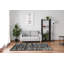 Tapis noir à poil long abstrait Gazella-2023557606