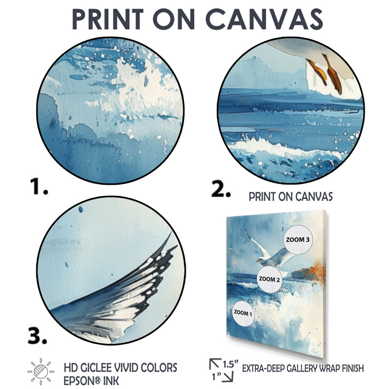 Audraya - Animals Wall Art Prints, H 60 po x l 28 po, Ne pas appliquer, Toile tendue