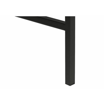 Meuble télé de 60 po, armoire, centre multimédia, armoire de rangement, salon, chambre à coucher, peinture cuite grise, métal