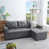 Similicuir gris est en rupture de stock