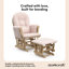 Fauteuil oscillant avec repose-pieds Hoop-1808401991-1808401985