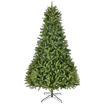 Arbre de Noël artificiel régulier (double) avec aiguilles vertes