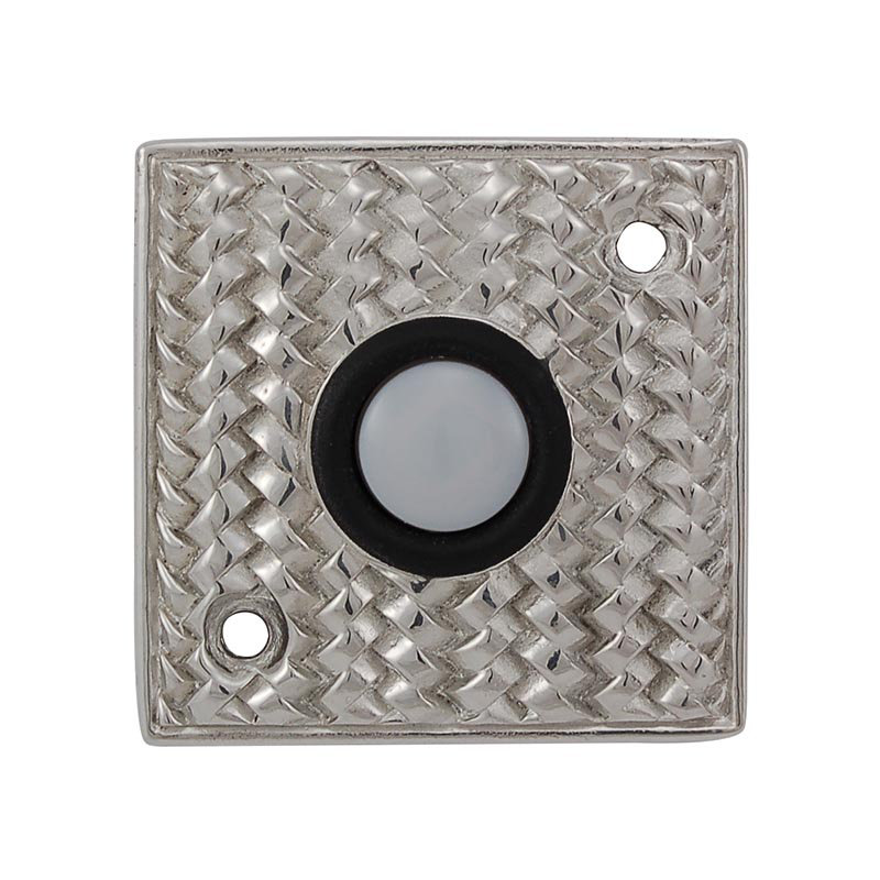 Cestino Push Button, Polished Silver