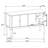 Blakely Ash Brown 4-door Sideboard