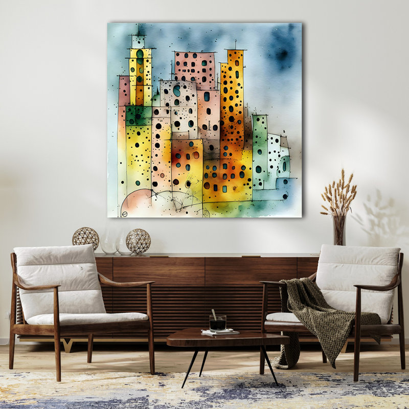Modern Living II, 42" H x 42" W
