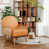Similicuir orange