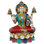 Handmade 12" Devi Lakshmi Brass Statue – Inlay Detailing, Goddess of Fortune, Premium Indian Spiritual Accent for Altar, Entryway & Gifting