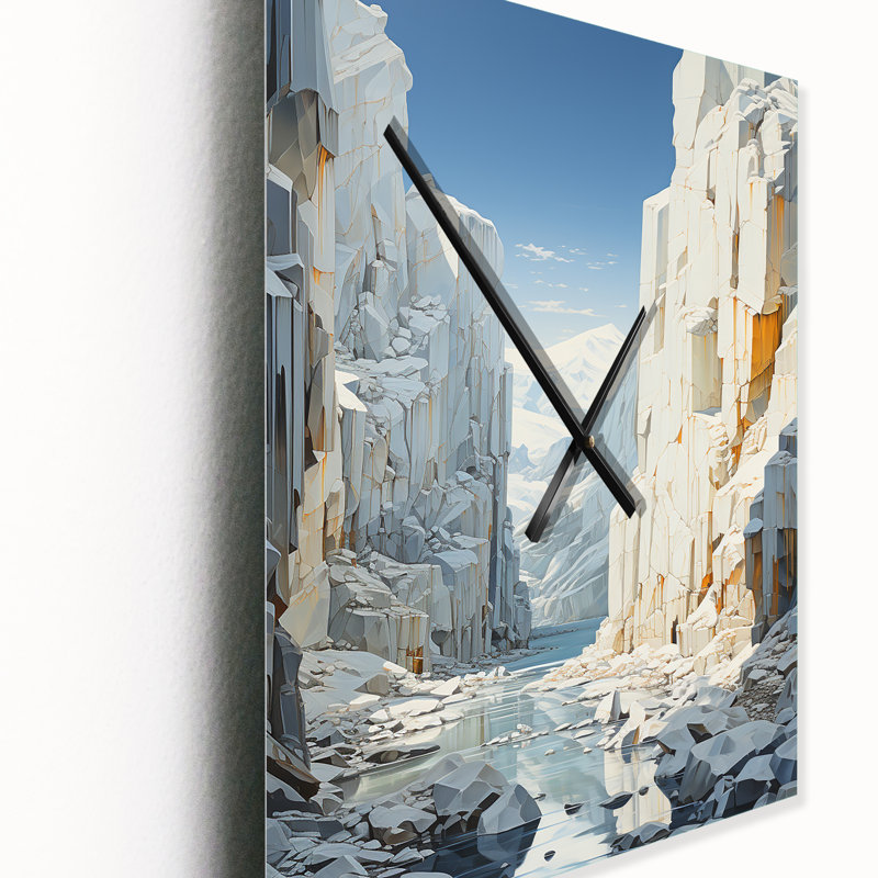 Bufard - Horloge murale surdimensionnée Glacier, Grand