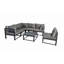 Mulac 6 - Person Patio Dining Set with Square Table , Cushions Included