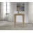 American Heritage Square White Oak Table for 2, Solid & Manufactured Wood, Modern Design