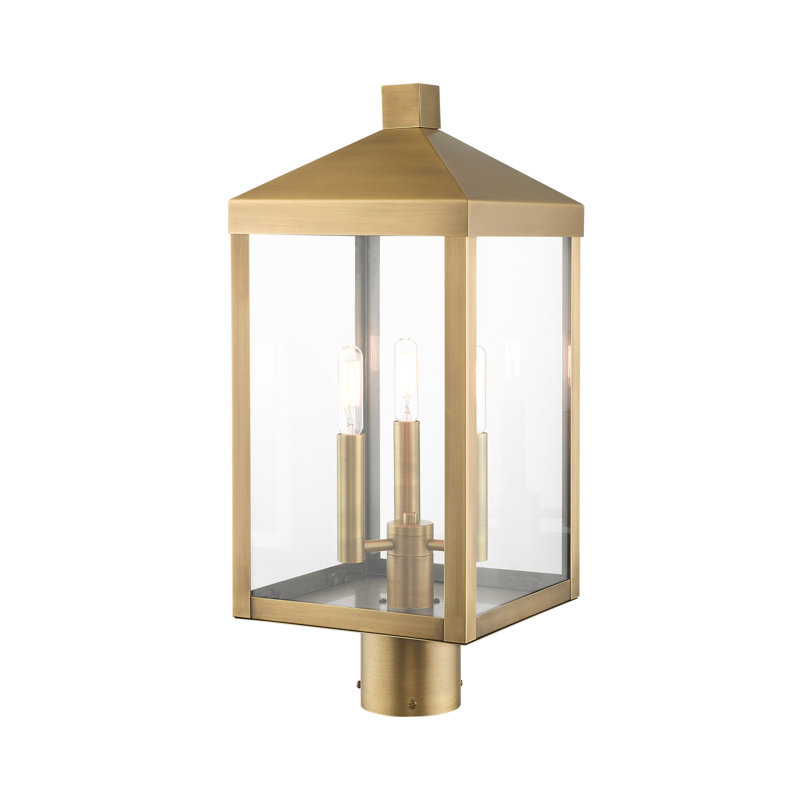 Inniss Transparent Lantern Head, Antique Brass
