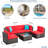 7 Piece Sectional Seating Group With Cushions-748080664