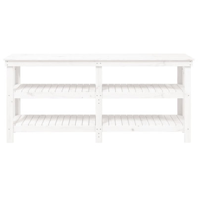 Solid Pine Wood Top Workbench