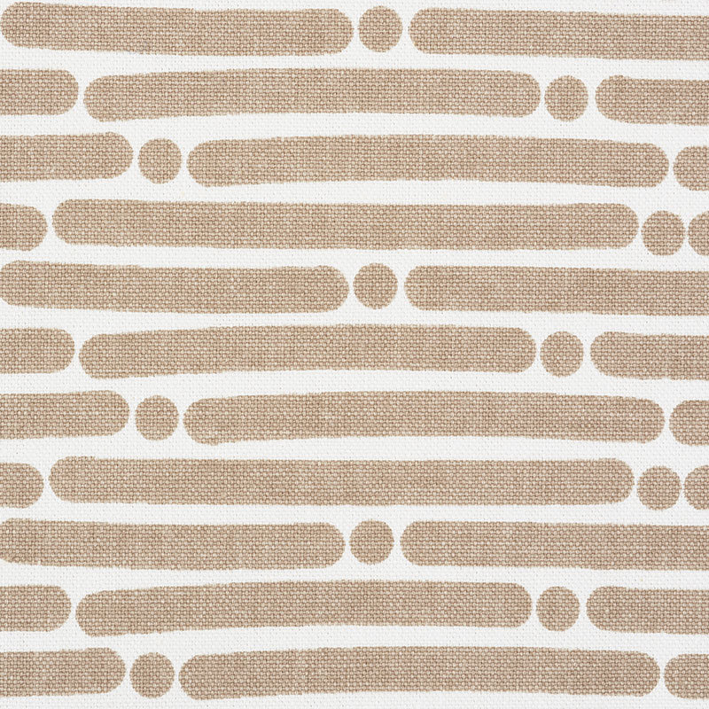 Dot Dash Fabric, Sand