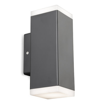 200 cm H Hardwired Integrated LED Outdoor Armed Sconce
