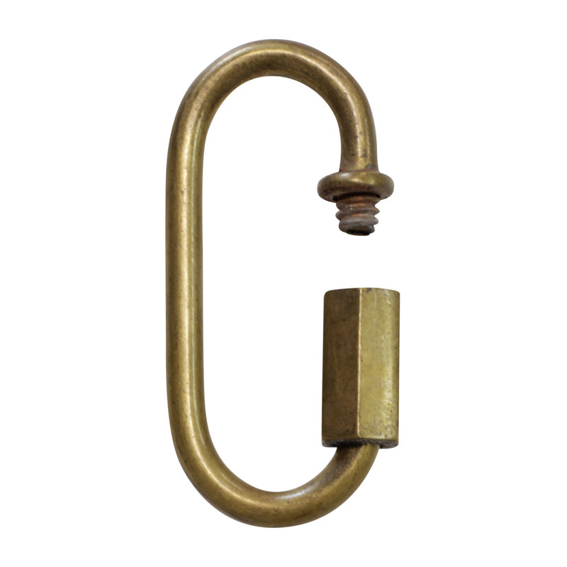 Chaîne à maillons rapides, Laiton antique, H 1,97 po x l 0,79 po x P 0,16 po