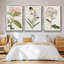 Ensemble de 3 papillons bleus antiques I encadrés sur toile-97760099-97760105