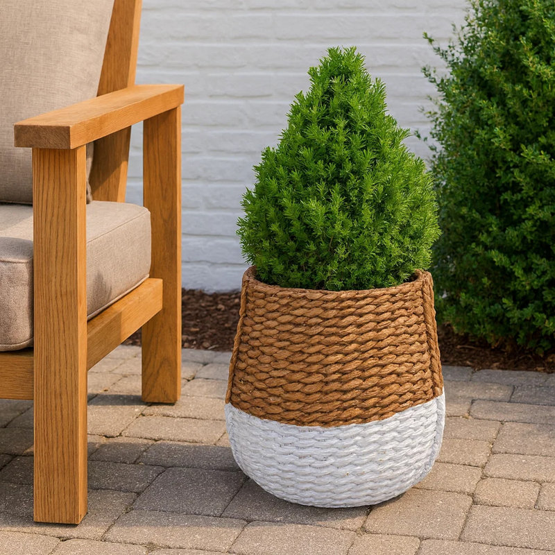 Pot à fleurs d'intérieur Reno, H 14,5 po x l 13,75 po