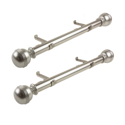 Shuster Stainless Steel Single Curtain Rod
