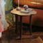 Petite table basse en noyer et prune