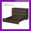Grand lit escamotable de style ferme avec plateau de rangement pliable et station de charge-1825805259