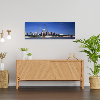 Skyline Gateway Arch St Louis Mo Usa Abstract Contemporary Architecture City Wall Art