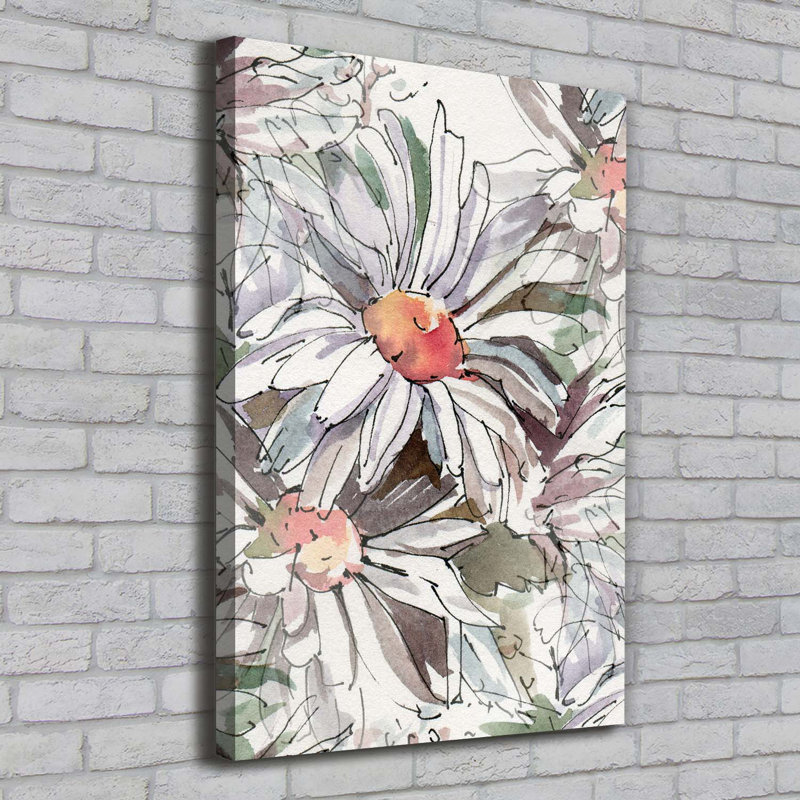 Daisies - Wrapped Canvas Print